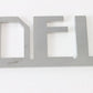Delahaye Automobile Script 6.75" Metal Emblem Badge