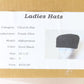 Frank Olive Ladies Black Boutique Hat LAMB AFGHANISTAN MODEL 7 1/2 60cm