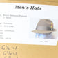 Royal Biltmore Mens Limestone Brown Felt Fedora W/ Feathers MULTIPLE SIZES