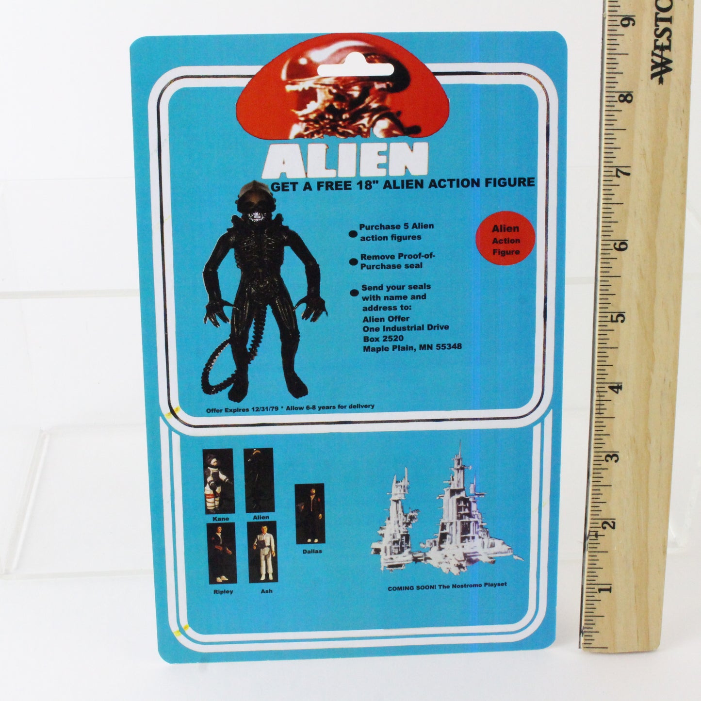 Alien Hudson Kenner 3.75" REPRO STYLE CUSTOM Action Figure 1