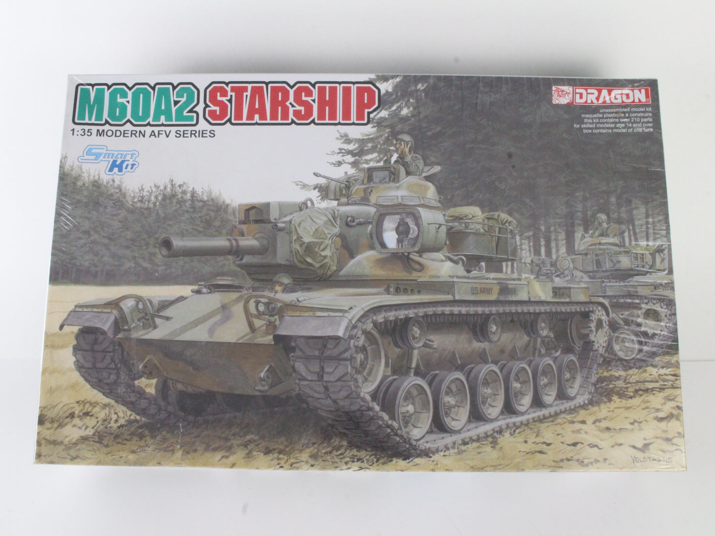 M60a2 Starship Tank Modern AFV Series 1:35 Dragon Model Kit 3562