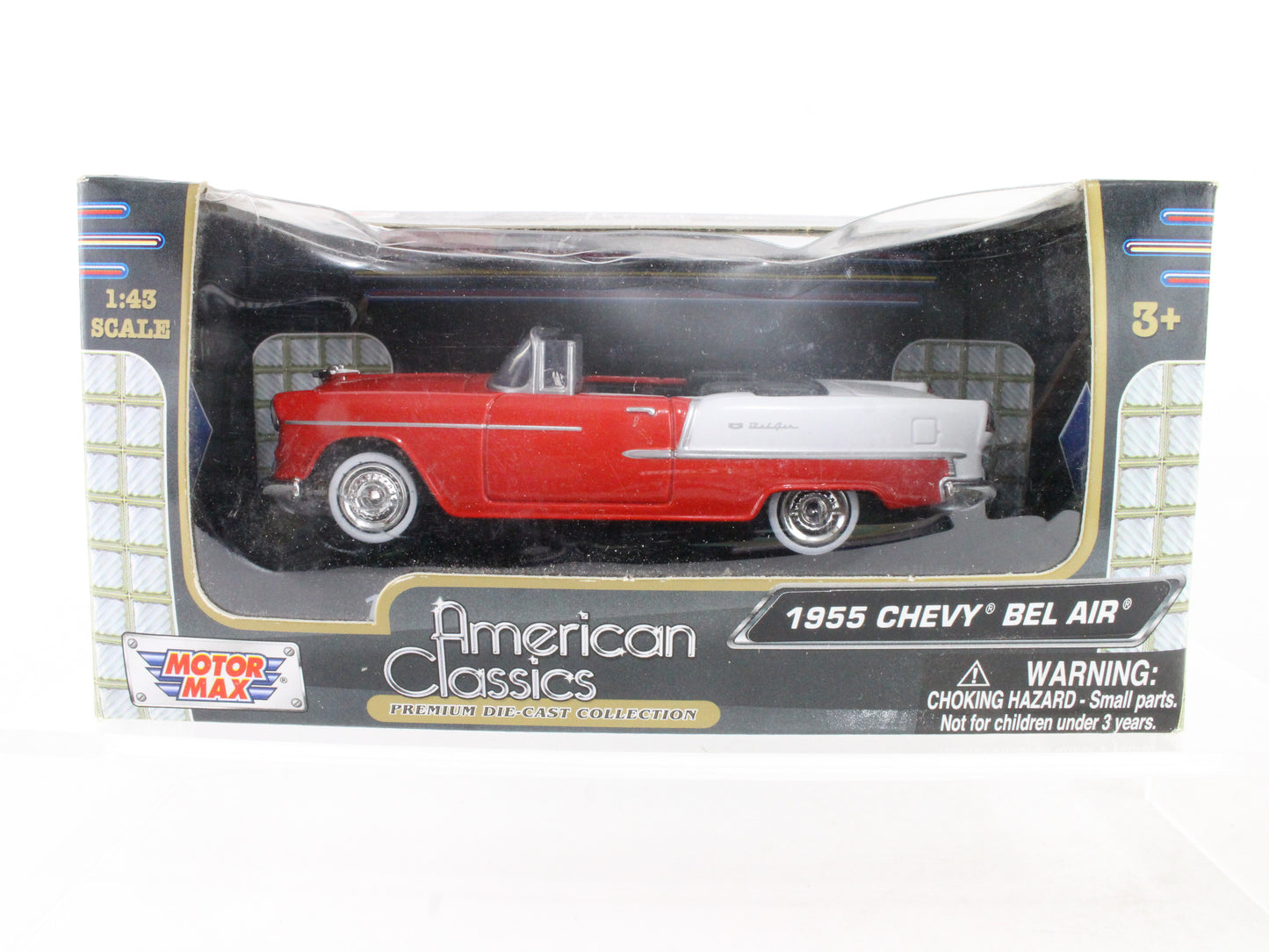 1955 Chevy Bel Air Convertible American Classics 1:43 Motor Max 02513EHY