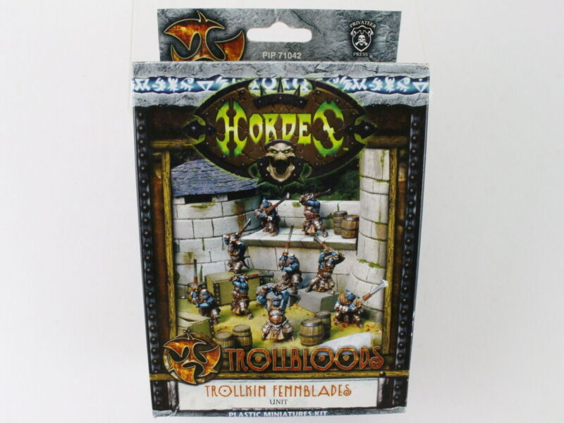 Warmachine Hordes Trollbloods Trollkin Fennblades Unit PIP71042 Privateer Press