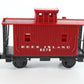 Lionel O 9067-10 Rock Island 9078 Red Plastic Caboose