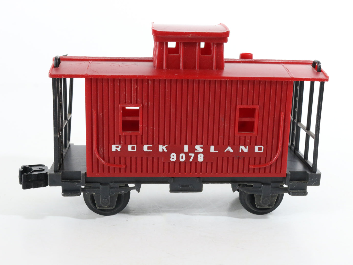 Lionel O 9067-10 Rock Island 9078 Red Plastic Caboose