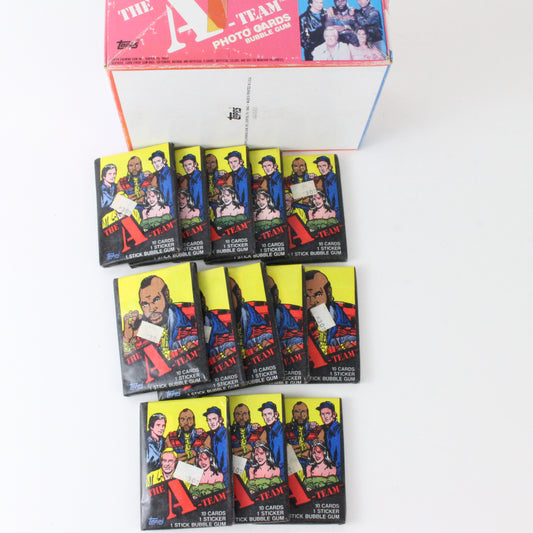 Set Of 13 A-team A Team Movie Photo Cards Topps W/ Incomplete Box