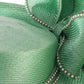 Jack Mcconnell New York Ladies Green Straw Hat W/ Rhinestones 7 1/8 57cm