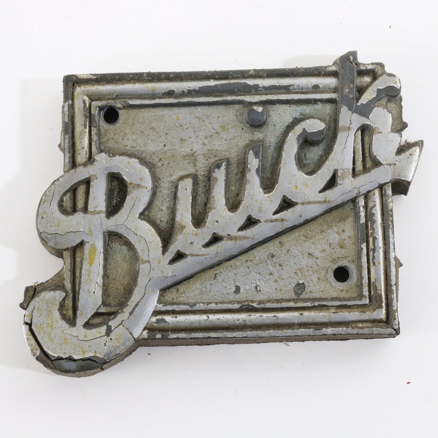 Buick Metal Automobile Emblem Badge 3.5��� Patina Wear Original part