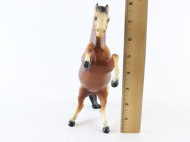 Rearing Stallion Bay Horse Rex Breyer 1965-1980 Plastic Classic Series