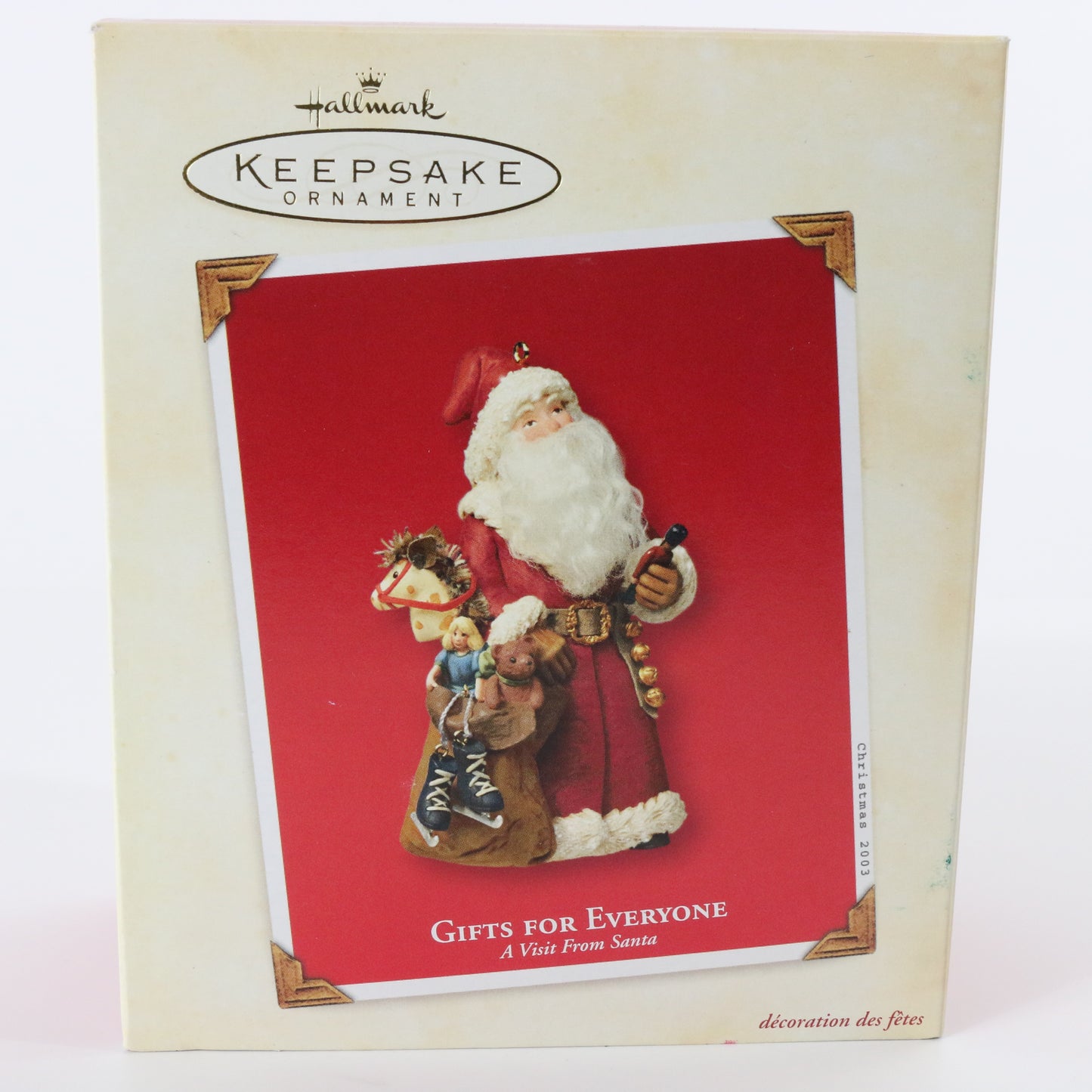 Hallmark Keepsake Gifts For Everyone Visit From Santa Christmas Ornament 2003