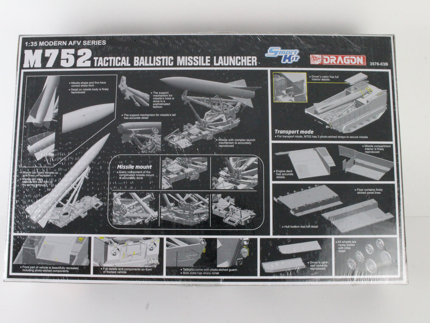 M752 Tactical Ballistic Missile Launcher Modern AFV 1:35 Dragon SEALED Kit 3576