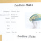 Sonni of California Ladies Green and Gold Boutique Wool Felt Hat 7 56cm
