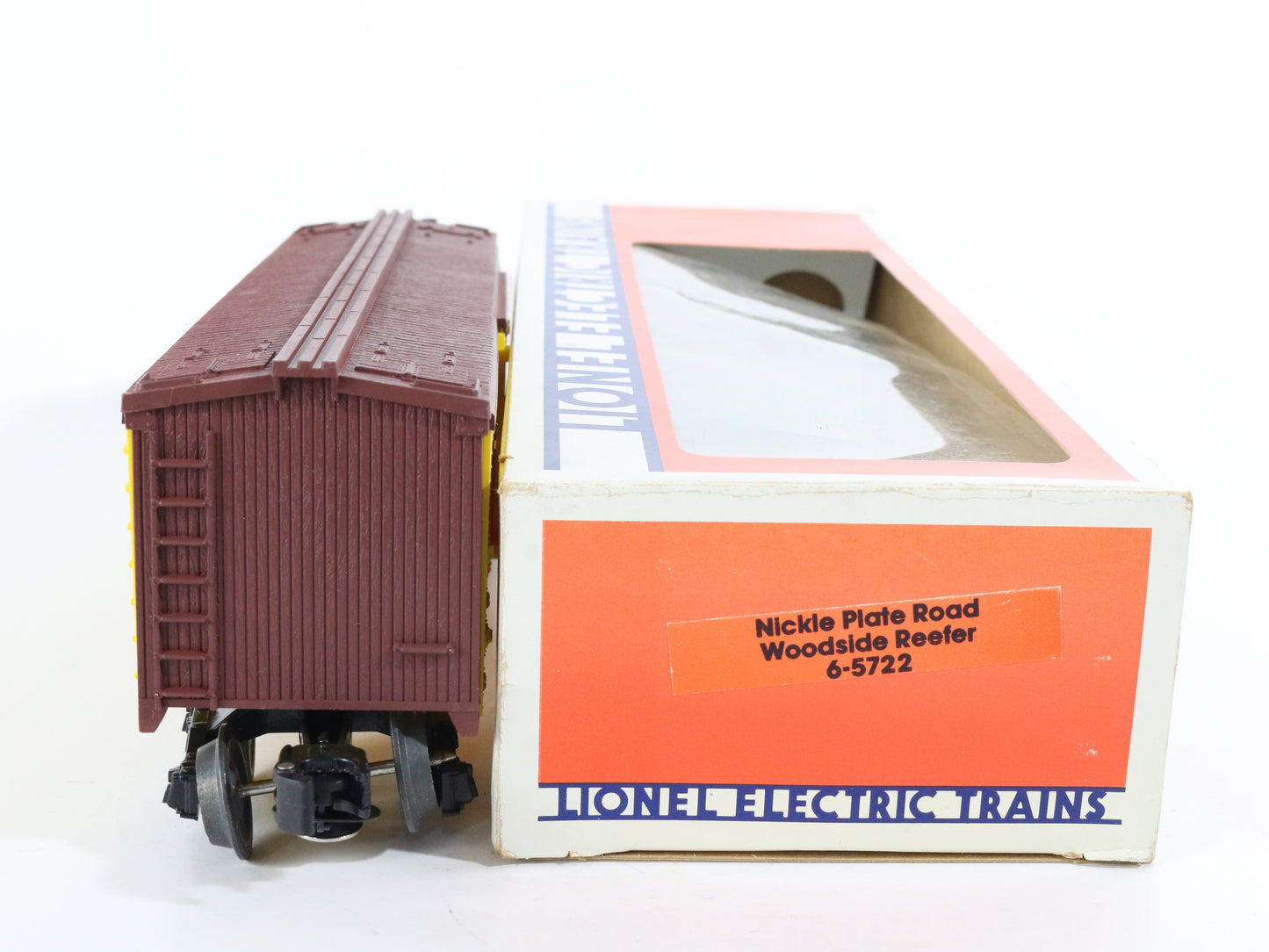 Lionel O 6-5722 Nickel Plate Road Garx Ventilated Woodside Reefer Car