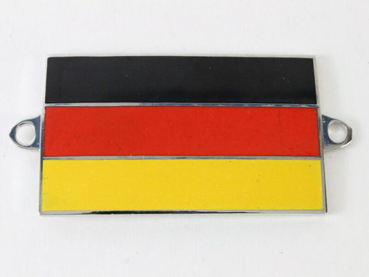 German Flag Badge Bolt on Style 2.25��� Enamel Metal Emblem Badge