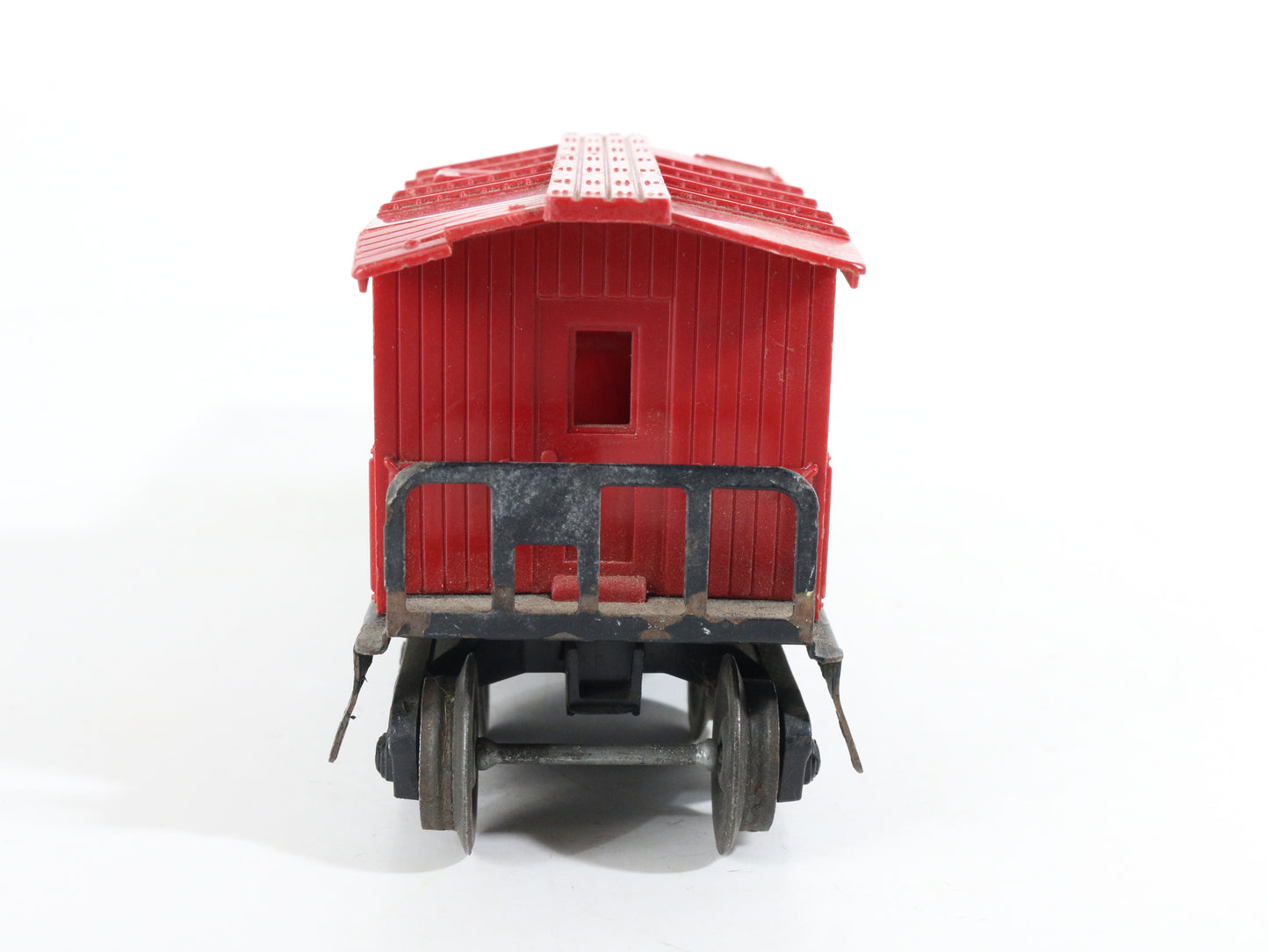 Lionel O Postwar DL&W 6119 Red & Gray Plastic Work Caboose