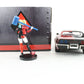 Harley Quinn Figure w/ 1969 Chevy Corvette Stingray Jada 1:24 Scale Model 31196