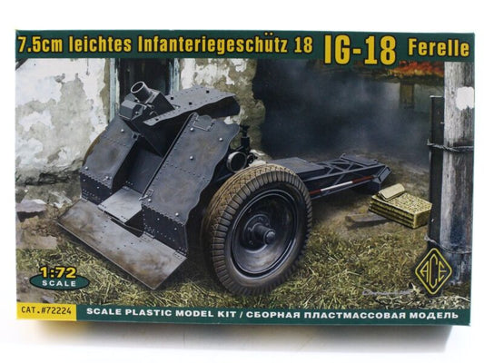 Ferelle Light Howitzer Leichtes Infanteriegeschutz German ACE Kit 1:72 72224