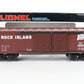 Lionel O 6-19232 Rock Island Ri Brown Double Door Boxcar