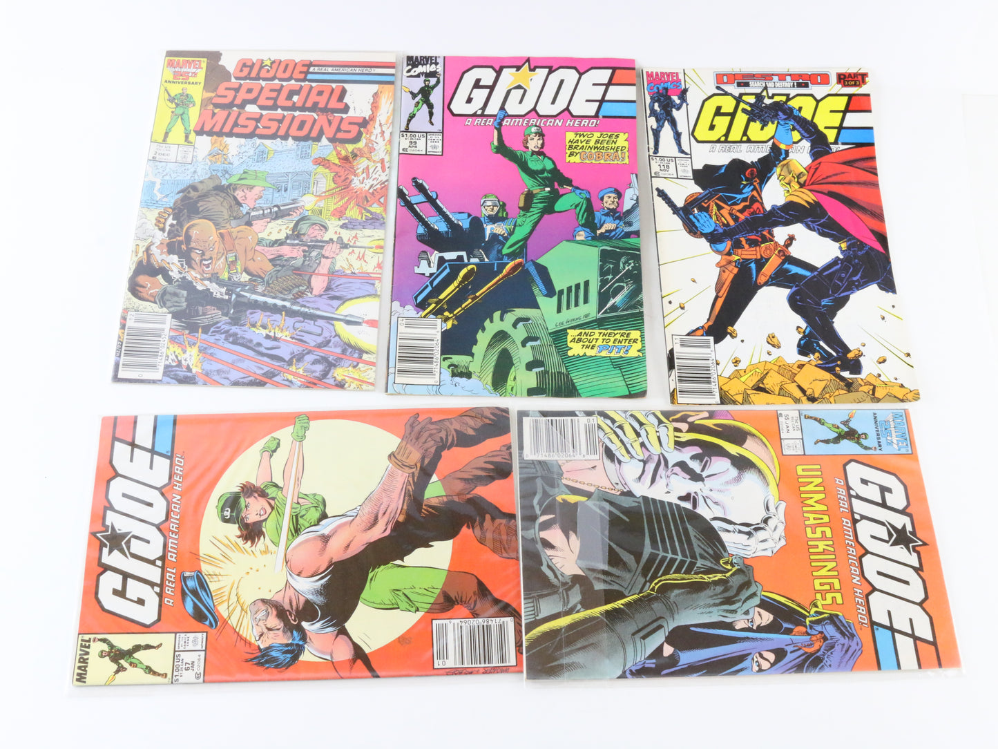 Lot Of 26 GI Joe ARAH Marvel Comics Vintage some Key Issues, Nice Conditions