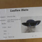 Jack Mcconnell New York Ladies Fancy Navy Blue Felt Hat W/ Rhinestones 7 56cm