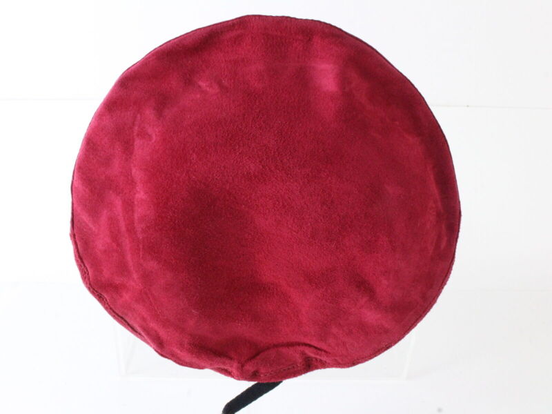 Winfield Cover Co Ladies Red Swede Vintage Beret MULTIPLE SIZES