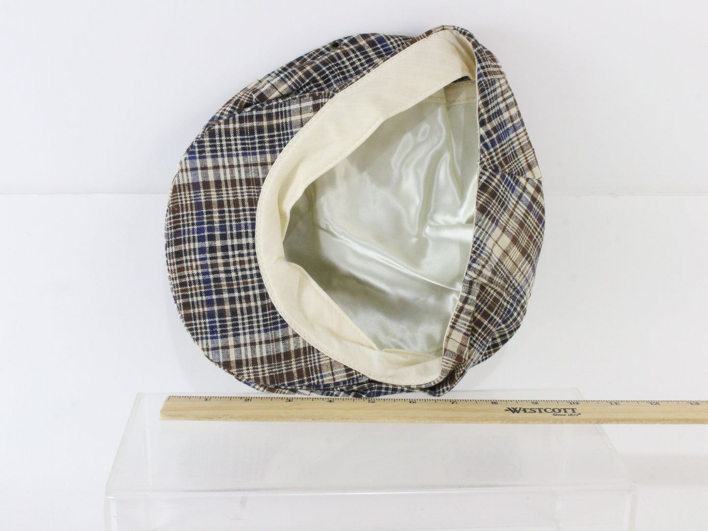 Lake of the Isles Mens Ivy Cap Mixed Plaid Newsboy Flat Cap MULTIPLE SIZES