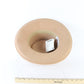Fiesta Santa Barbara Camel Tan Wool Felt Crushable Water Resistant Fedora SMALL