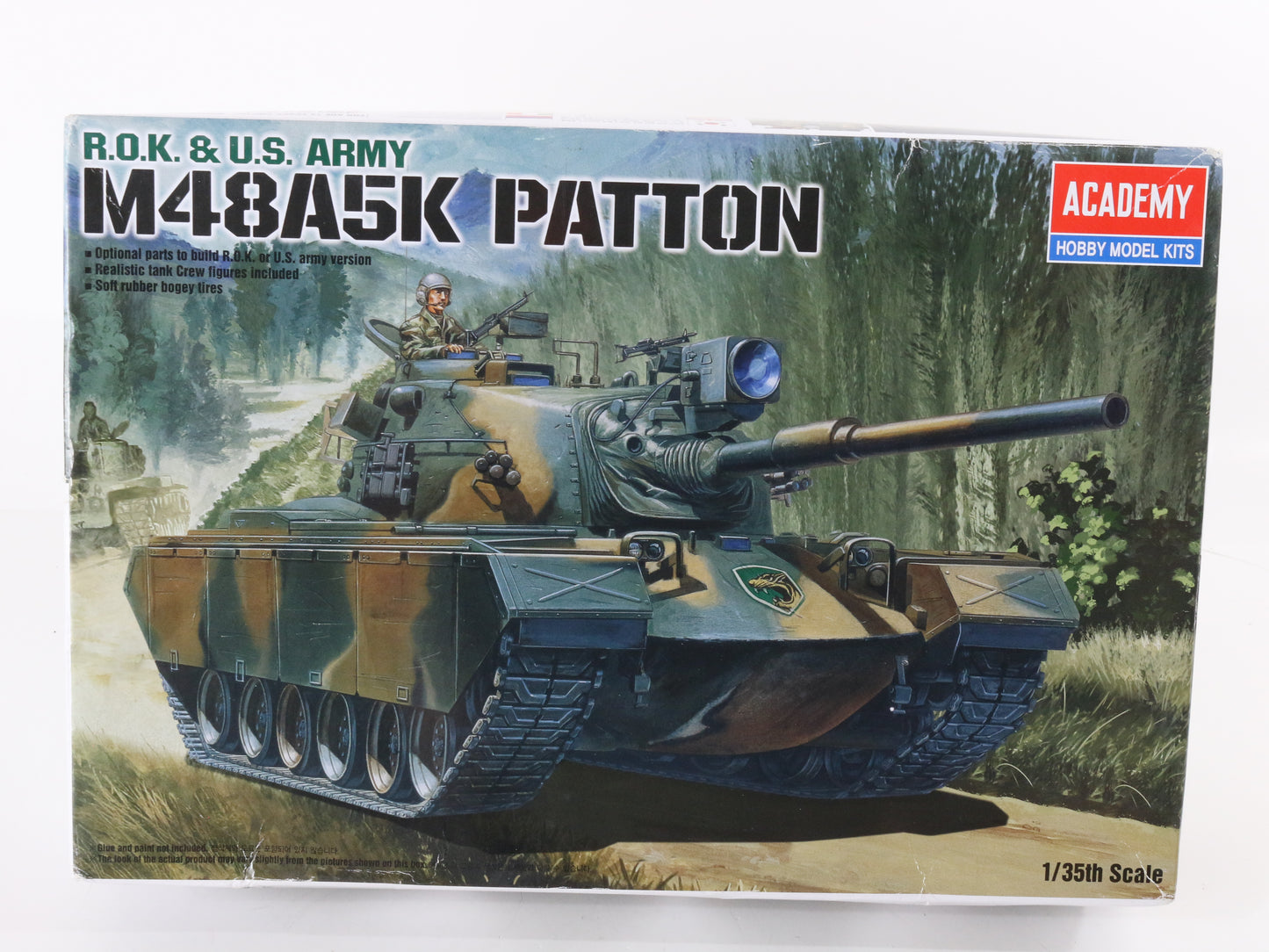 R.O.K & US Army M48a5k Patton Military Tank Academy 1:35 13245 Plastic Model Kit