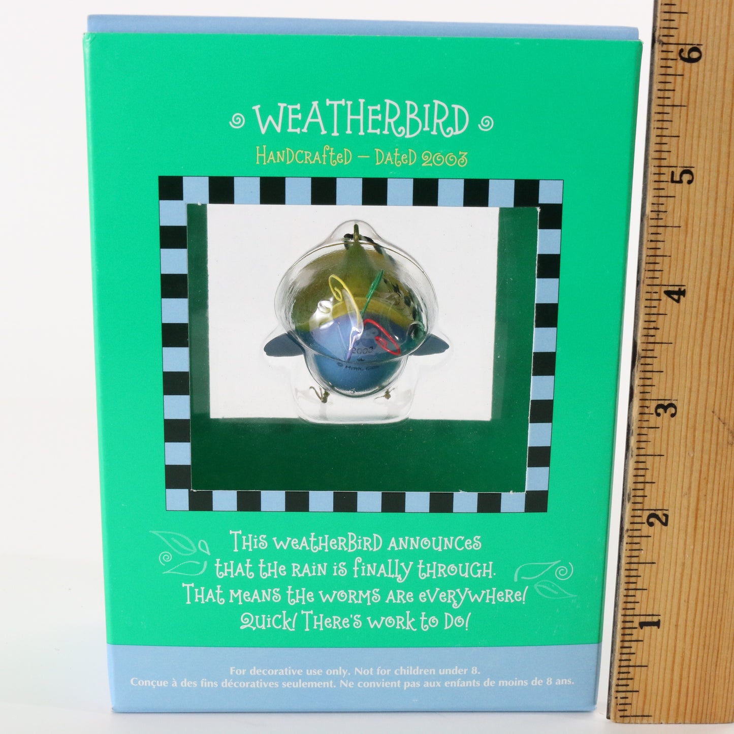 Hallmark Keepsake Weatherbird Tweedle Dee Tweet Easter / XMAS Ornament  2003