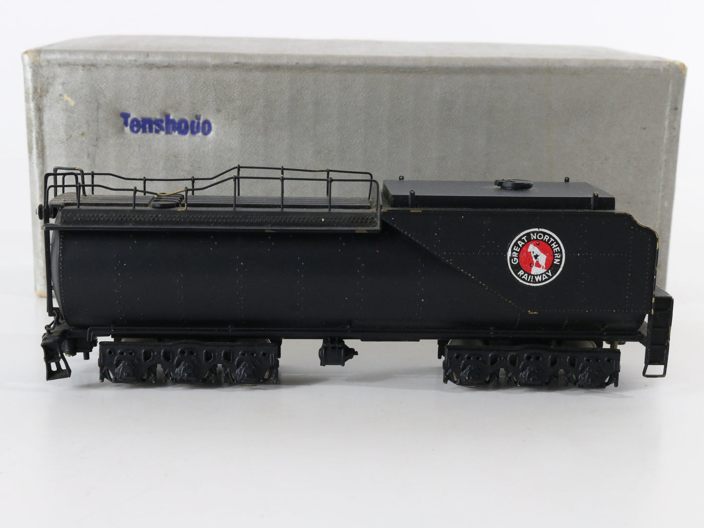 Great Northern GN 4-8-4 Steam Loco Brass Tender Tenshodo HO W/ Box