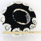 Jack Mcconnell New York Ladies Fancy Black Felt Hat W/ White Flowers 7 56cm