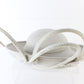 George Zamaul Ladies Couture Ivory Felt Boutique Hat W/ Rhinestones 7 1/8 57cm