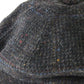 Borsalino Mens Charcoal Mix Felt Ivy Cap Newsboy Style 6 7/8 55cm