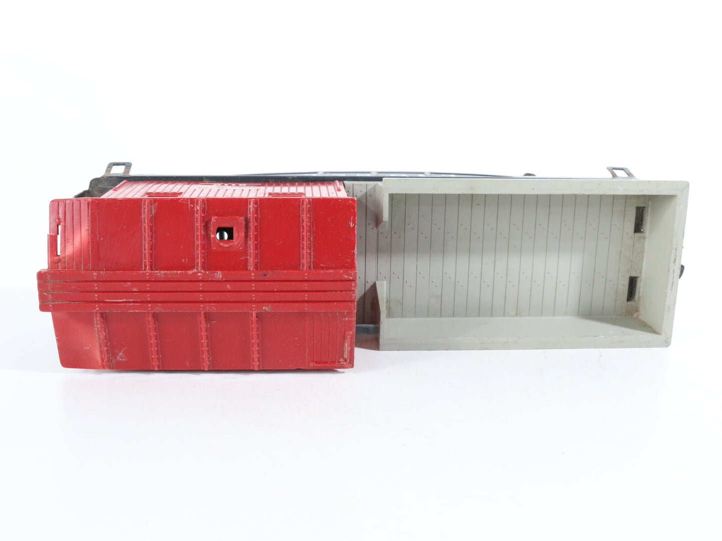 Lionel O Postwar DL&W 6119 Red & Gray Plastic Work Caboose