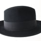 Stetson the Sovereign Mens Black Felt Fedora W/ Black Feather MULTIPLE SIZES