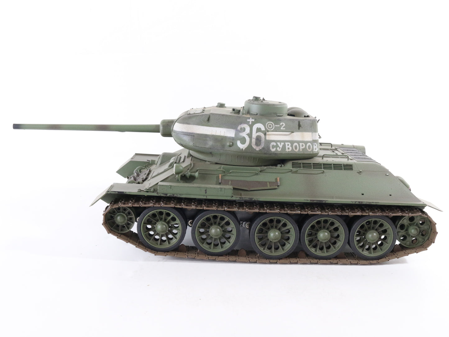 Soviet Union USSR T34/85 Summer Version RC Tank Trumpeter WSN 1:16 Model