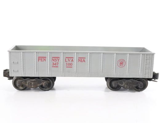 Marx O 347100 Pennsylvania PRR Gray Gondola Car W/ Coils