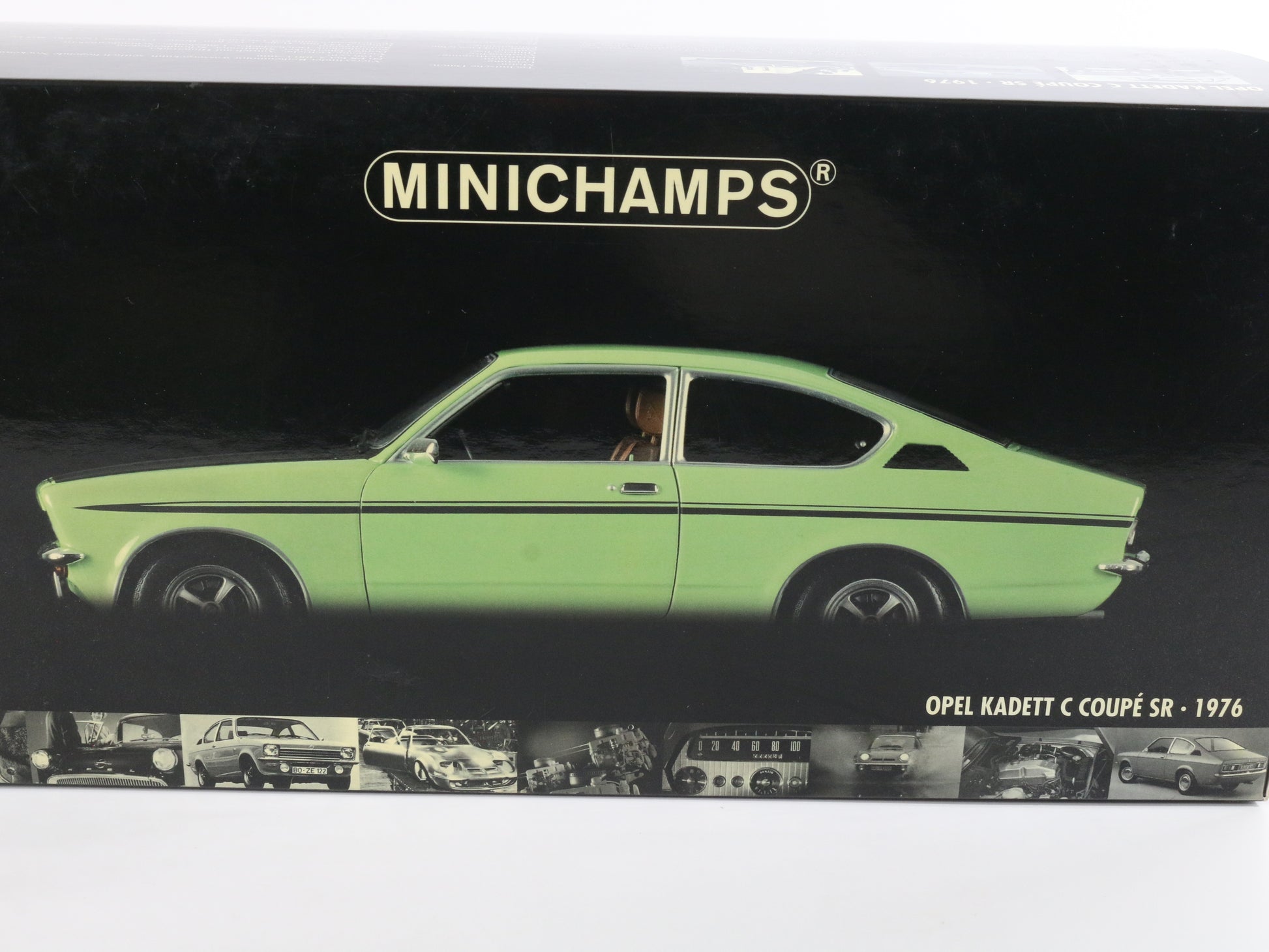 1976 Opel Kadett C Coupe Sr Green Minichamps 1:18 Model Car 180 045625, 1:18 diecast Model, 1:18 rare model, high end diecast, Minichamps 1:18, Pauls Model Art high end diecast