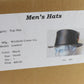 Winfield Cover Black Leather Mens Vintage Top Hat Small S