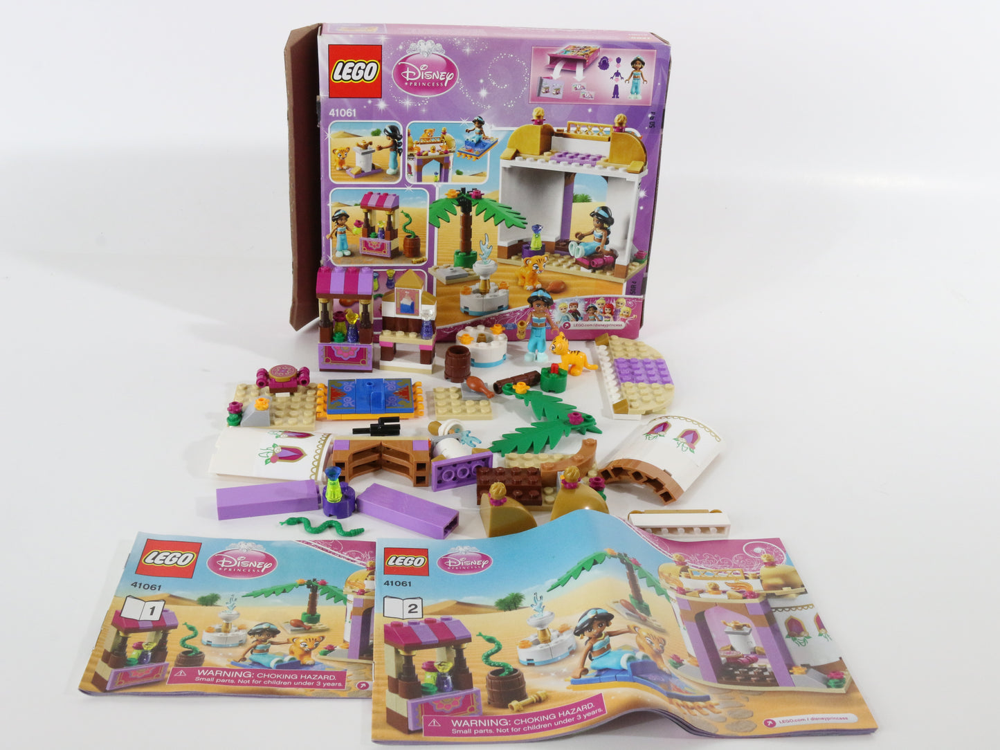 Lego Disney Jasmine Exotic Palace Mostly Built Set 41061 W/ Box & Instructions