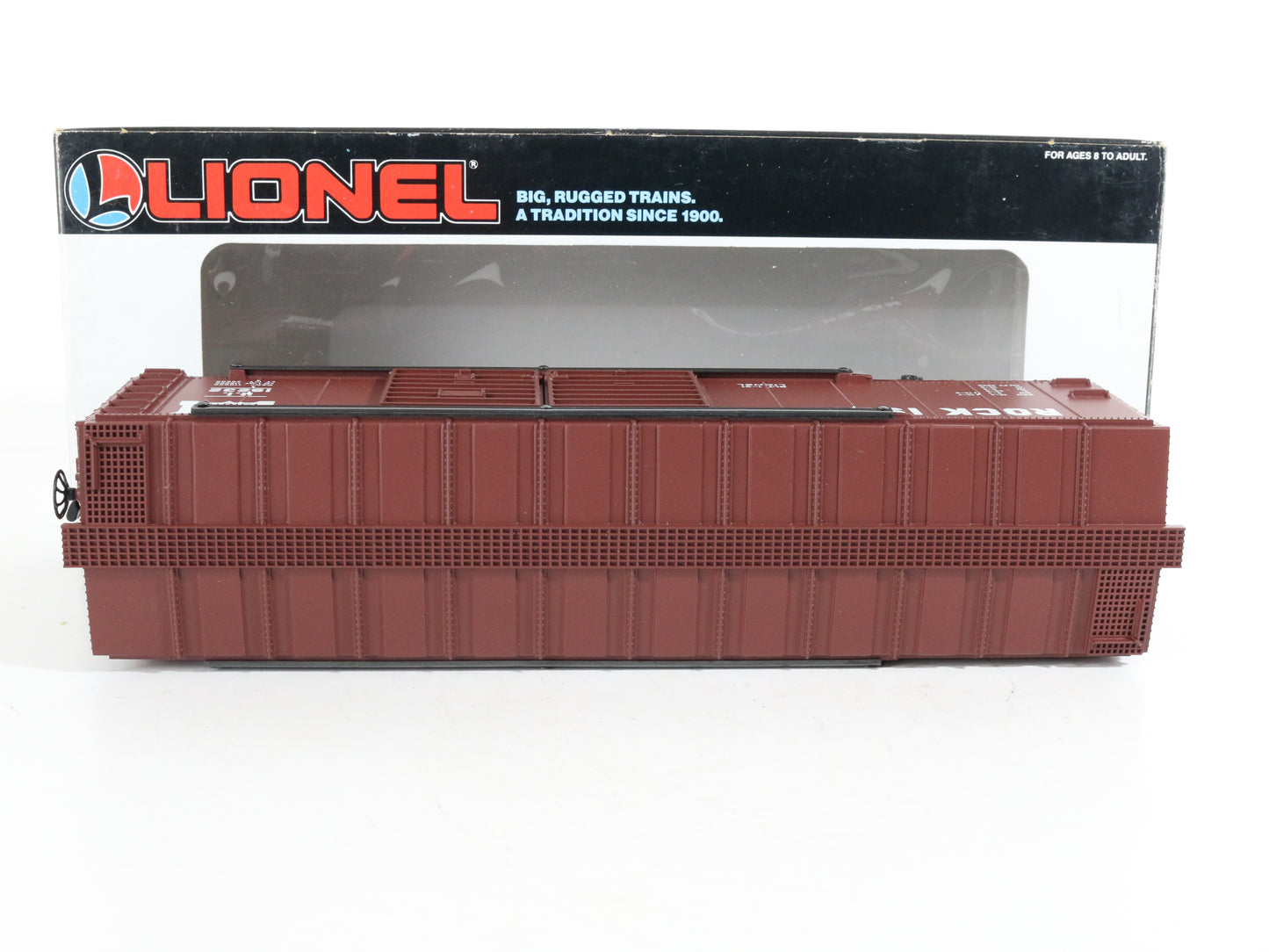 Lionel O 6-19232 Rock Island Ri Brown Double Door Boxcar