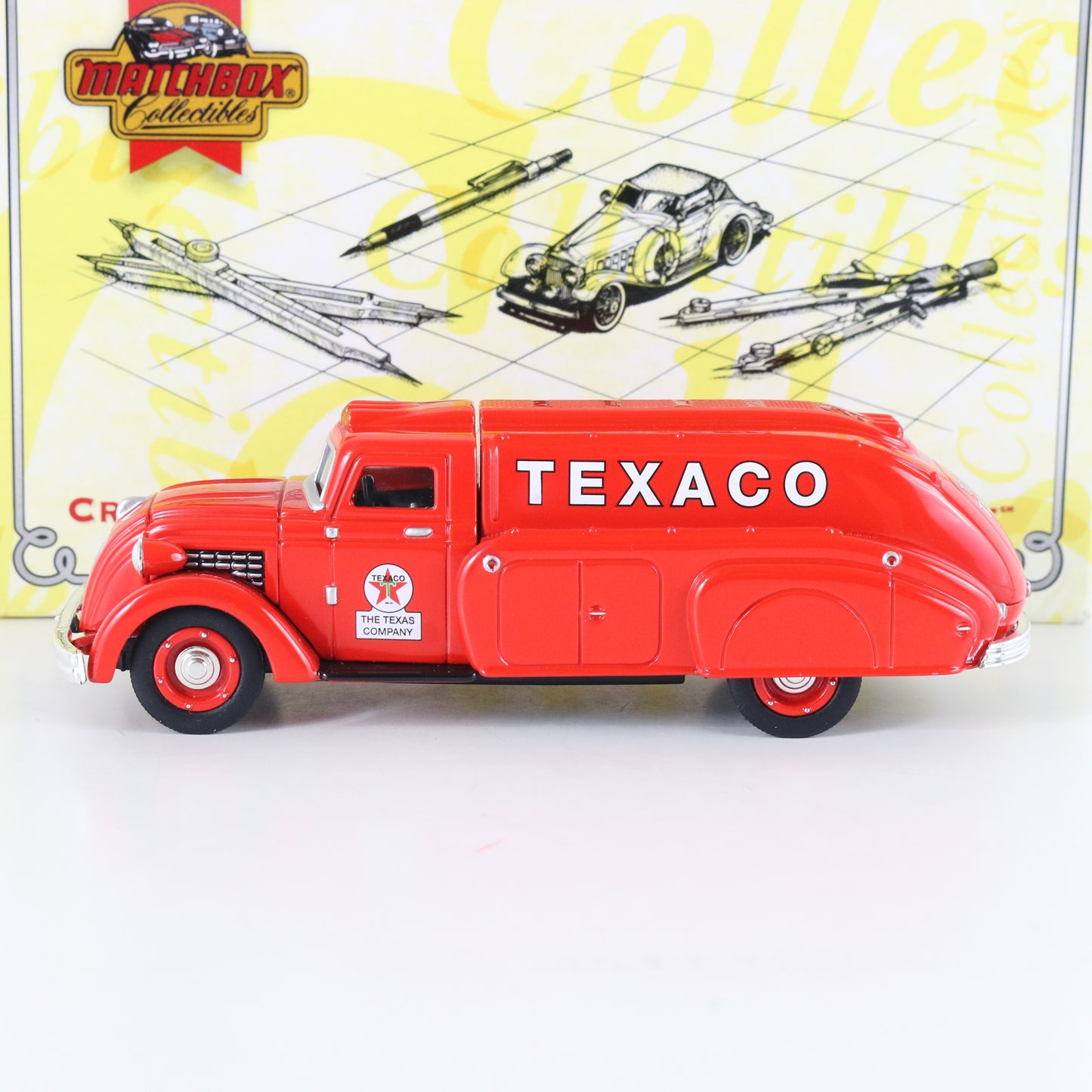 1937 Dodge Airflow Tanker Truck Texaco Matchbox 1:43 Model Car YYM36834