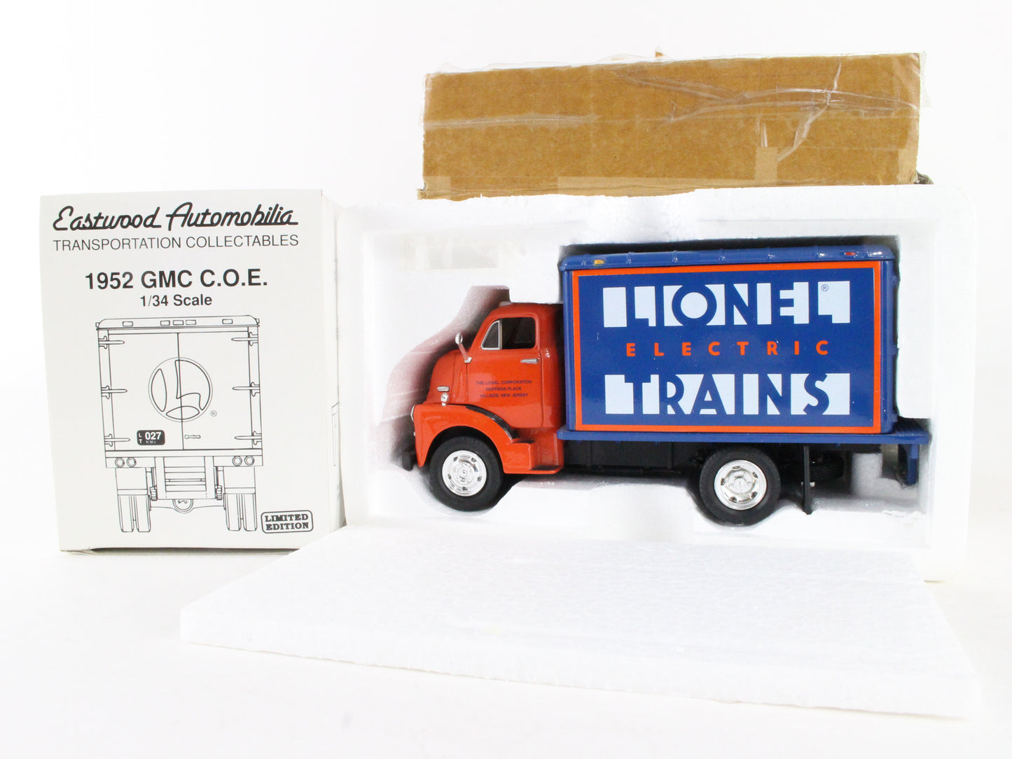 1952 GMC COE Lionel Electric Trains First Gear 1:34 Scale Model 19-0108