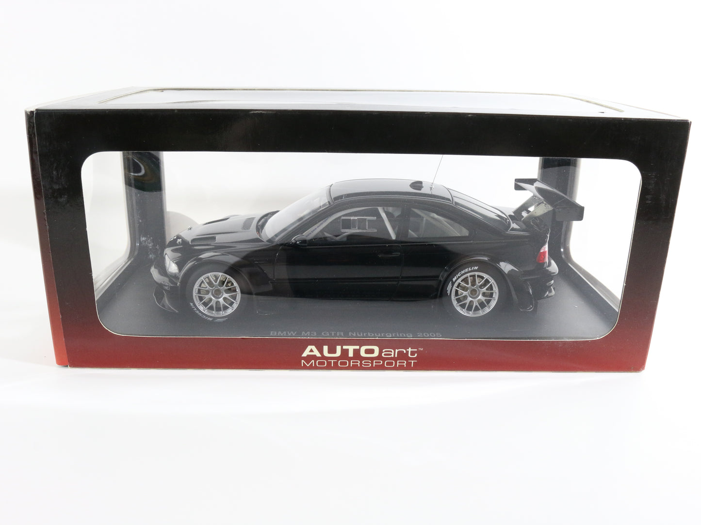 2005 Plain Body Black BMW M3 GTR 24hr Nurburgring Autoart 1:18 Model 80554