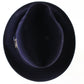 Dobbs Mens Classic Navy Blue Felt Fedora W/ Feather and Pin 7 56cm