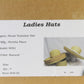 Peralta Place Ladies Natural Straw Summer Hat W/ White Band 7 56cm