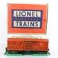 Lionel O Postwar 3656 Orange Operating Cattle Car W/ Box & Stockyard + COWS