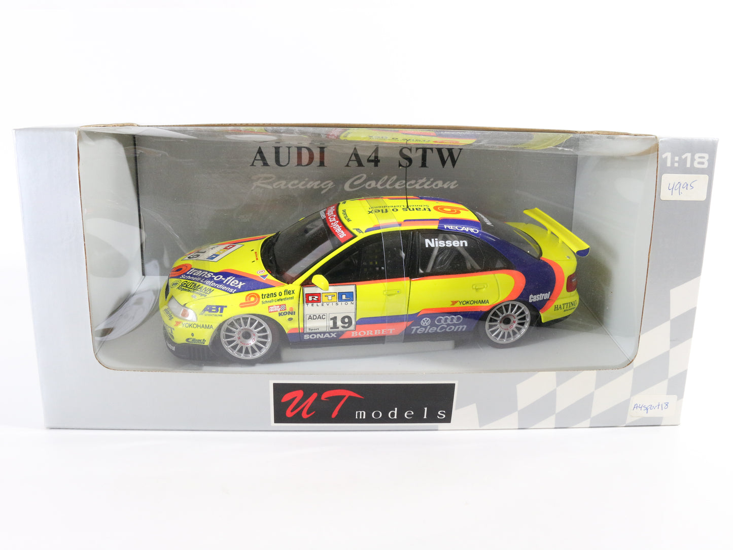 Audi A4 STW Abt Sportline Nissan #19 Racing Collection UT Models 1:18 #39747