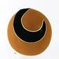 Jack McConnell Brown & Black Ladies Boutique Hat Wool Felt Excello 7 1/8 57cm