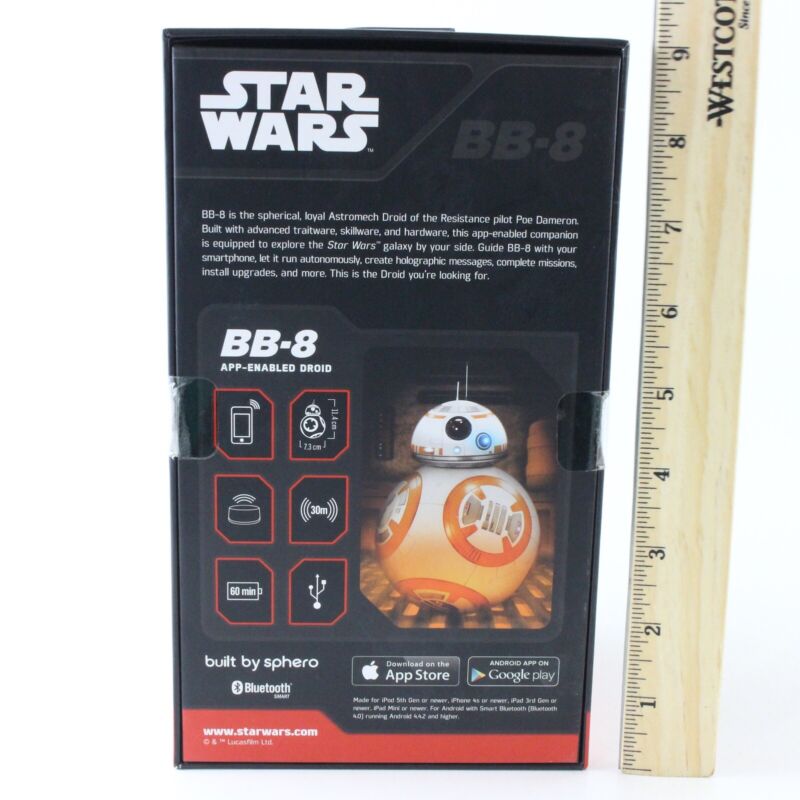 BB-8 App-Enabled Droid Star Wars Lucasfilm Disney Sphero Unopened